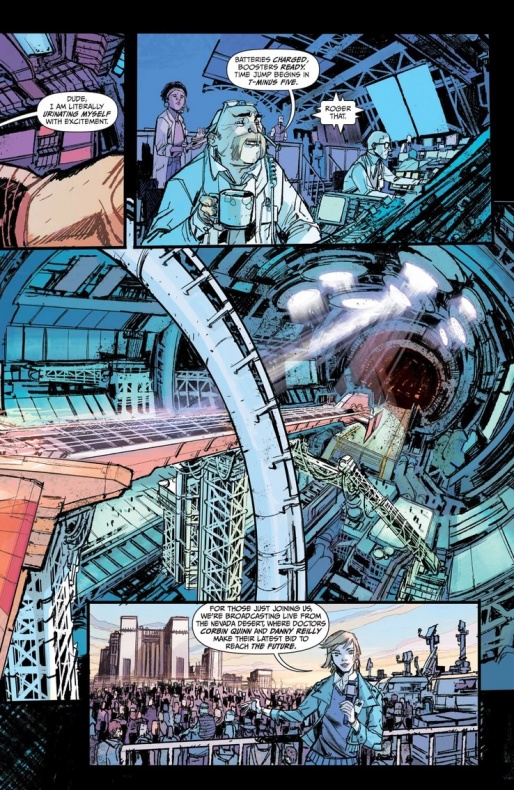 Chrononauts: Futureshock ofrece leer gratis la mitad de su primer número 6 Chrononauts: Futureshock - página 04