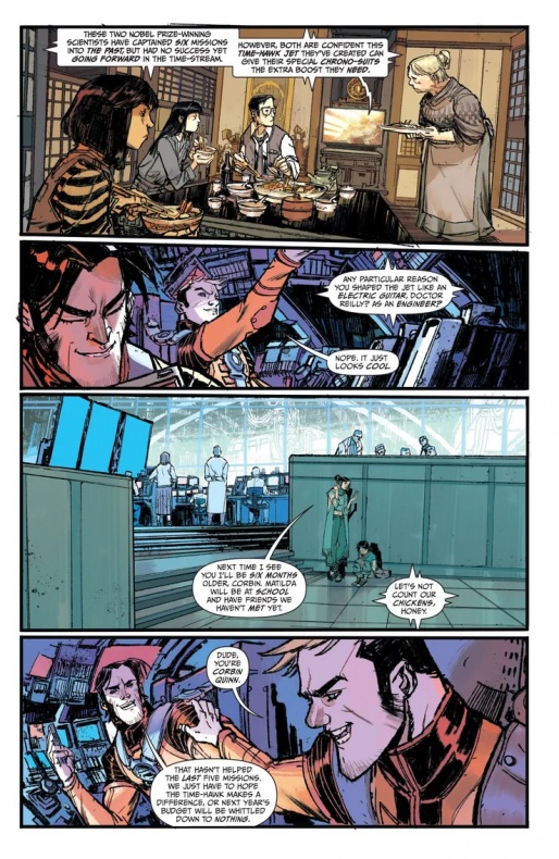 Chrononauts: Futureshock ofrece leer gratis la mitad de su primer número 7 Chrononauts: Futureshock - página 05