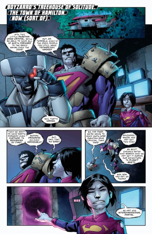 Los Terrifics reciben la visita de una familia muy especial 4 Bizarro, DC Comics, Los Terrifics