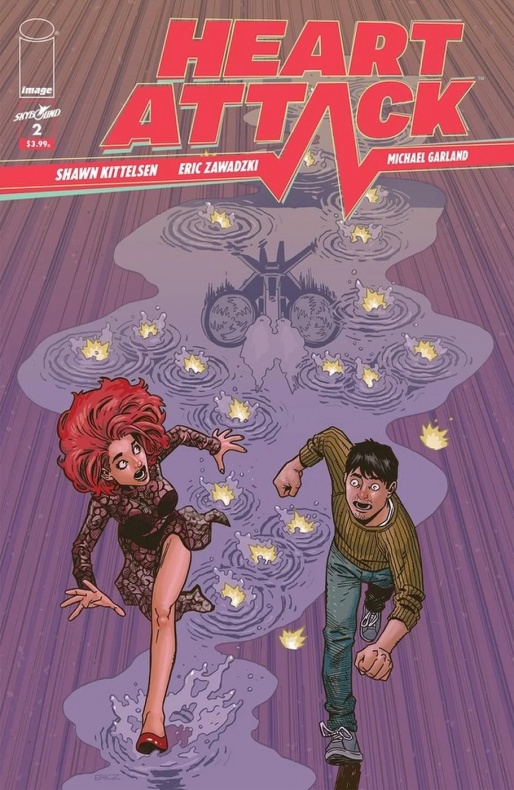 Heart Attack, la nueva apuesta de amor y poderes de Image Comics 7 Eric Zawadzki, Heart Attack, Image Comics, Michael Garland, Shawn Kittelsen, Skybound Entertainment