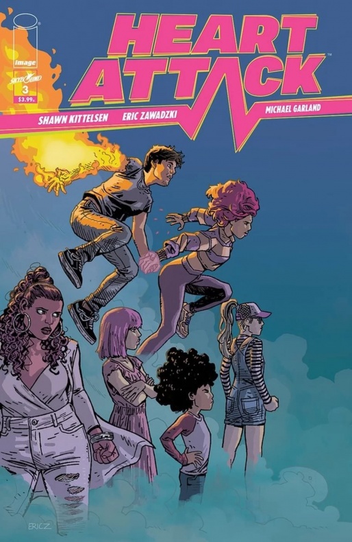 Heart Attack, la nueva apuesta de amor y poderes de Image Comics 8 Eric Zawadzki, Heart Attack, Image Comics, Michael Garland, Shawn Kittelsen, Skybound Entertainment