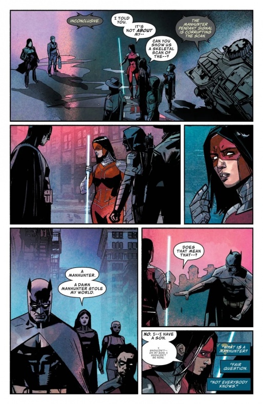 Se observan las consecuencias del evento Leviatán 8 Batman, Brian Michael Bendis, Damian Wayne, Leviatán, Lois Lane, Superman