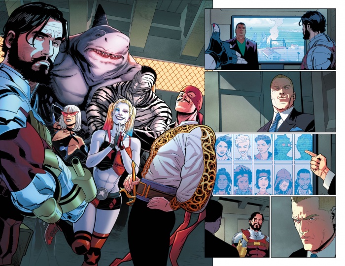 Escuadrón Suicida pierde a la mitad de sus miembros nada más empezar 2 Bruno Redondo, Escuadrón suicida, Ivan Reis, Suicide Squad, Tom Taylor