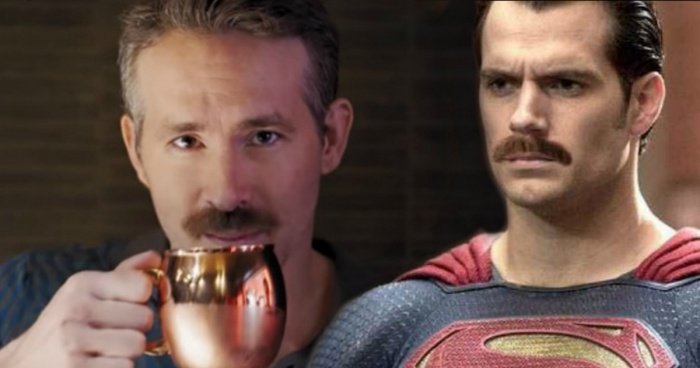 Ryan Reynolds reaviva las bromas sobre el bigote de Henry Cavill 1 Ryan Reynolds - Henry Cavill