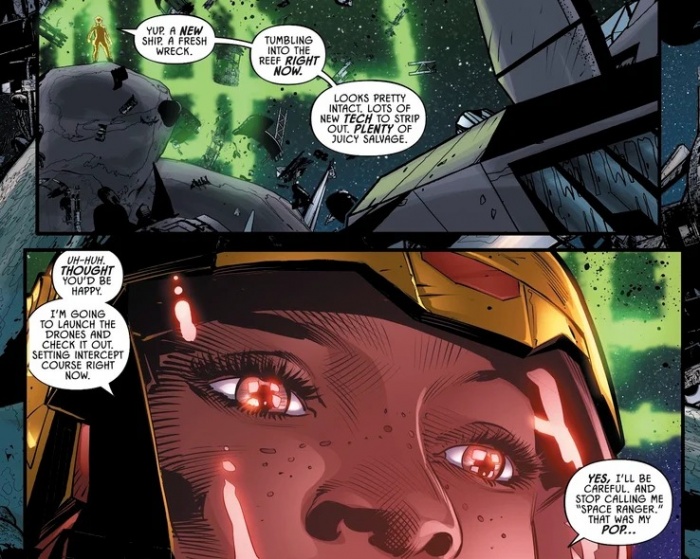 'Justice League Oddysey', Cyborg, Darkseid, DC Comics, Starfire