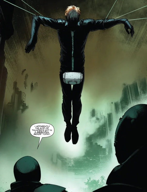 El Dios del trueno del futuro protagonista de 2099 Alpha #1 4 2099, Marvel, Thor