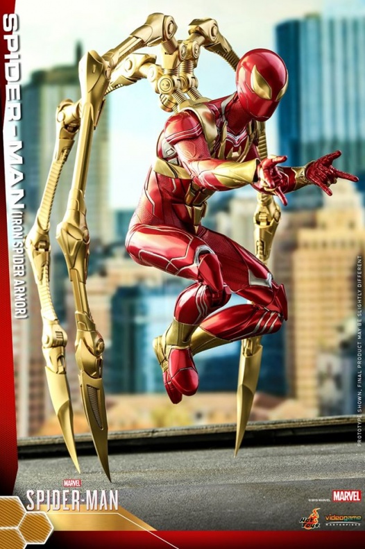 Así es la nueva figura del traje Araña de Hierro de Hot Toys 3 Hot Toys, Spider-man