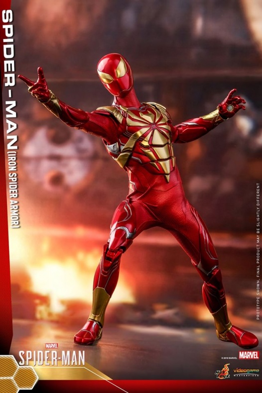 Así es la nueva figura del traje Araña de Hierro de Hot Toys 6 Hot Toys, Spider-man