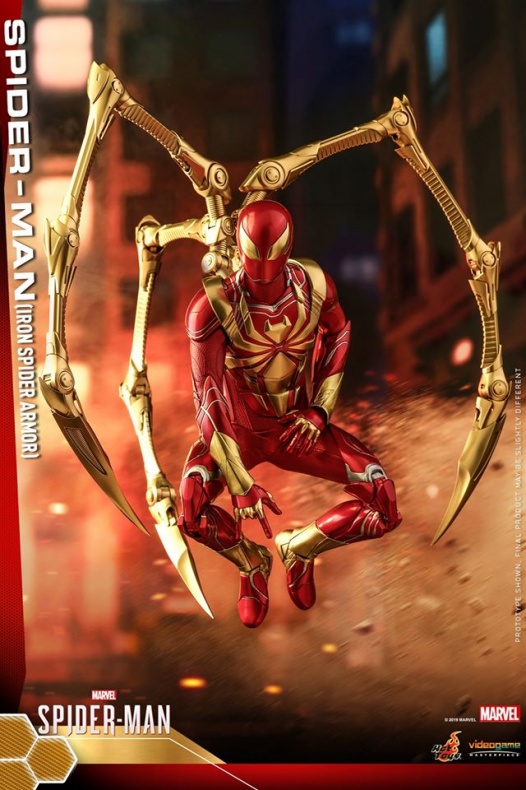 Así es la nueva figura del traje Araña de Hierro de Hot Toys 4 Hot Toys, Spider-man