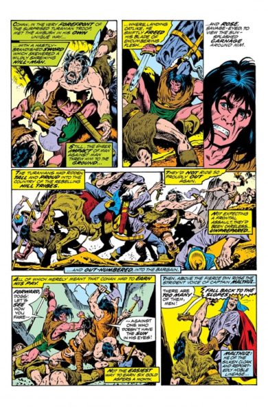 Reseña de Marvel Omnibus. Conan el Bárbaro: La Etapa Marvel Original 2 4 Conan
