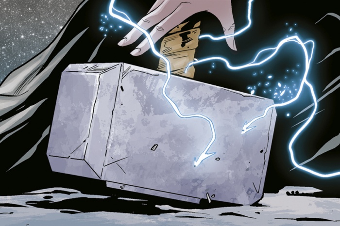 martillo de Thor en Marvel