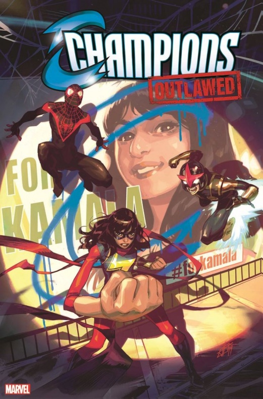 Campeones empezará con graves problemas en su nueva serie 2 Campeones, Champions, Marvel Comics, Miles Morales, Ms Marvel, Nova, Spider-man