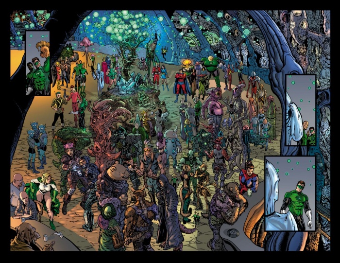 Hal Jordan busca jóvenes Guardianes en el comienzo de su nueva temporada 3 Green Lantern, Hal Jordan, Liam Sharp, Steve Oliff