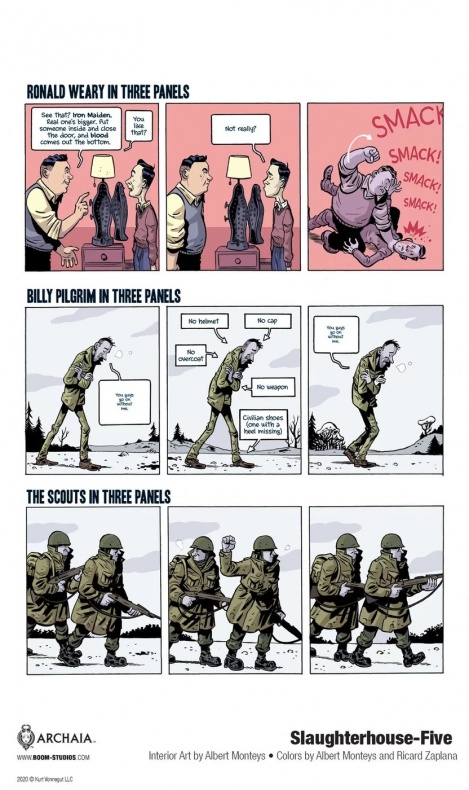 Albert Monteys dibujará la adaptación en novela gráfica de Matadero cinco 5 Albert Monteys, BOOM! Studios, Kurt Vonnegut, Matadero cinco, Ricard Zapala, Ryan North, Slaughterhouse-Five