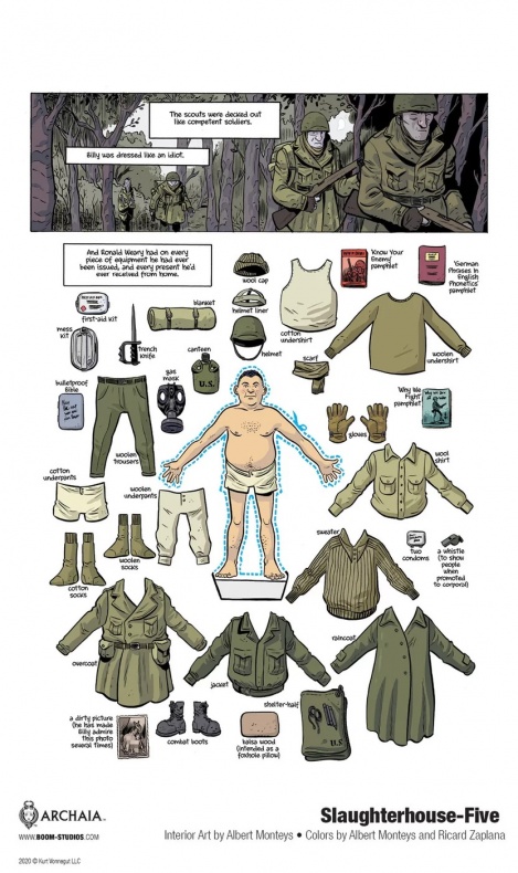 Albert Monteys dibujará la adaptación en novela gráfica de Matadero cinco 7 Albert Monteys, BOOM! Studios, Kurt Vonnegut, Matadero cinco, Ricard Zapala, Ryan North, Slaughterhouse-Five