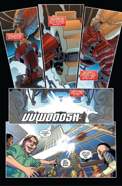 Marvel presenta al nuevo Iron Man que luchará contra la rebelión robótica