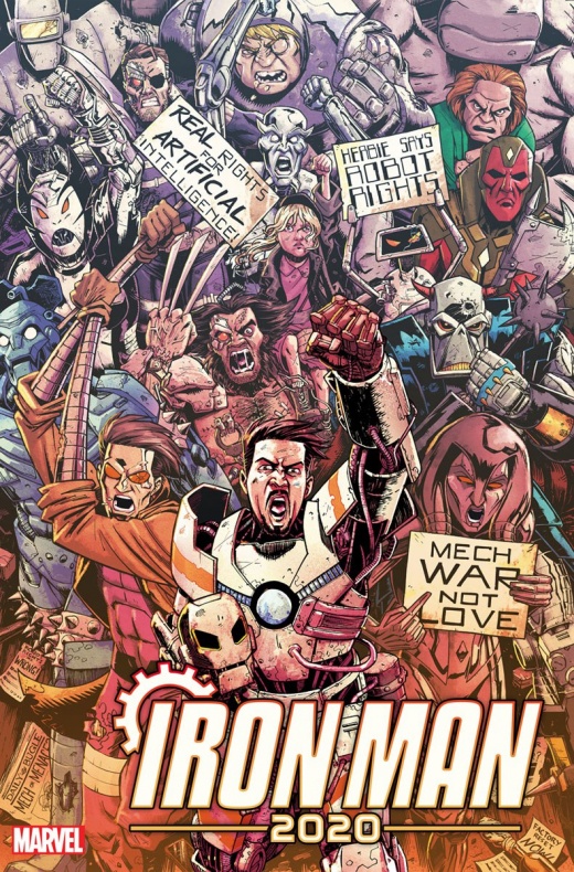Marvel presenta al nuevo Iron Man que luchará contra la rebelión robótica