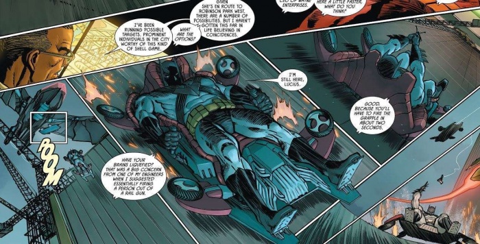 Batman estrena un nuevo vehículo en su nueva serie 3 Batman