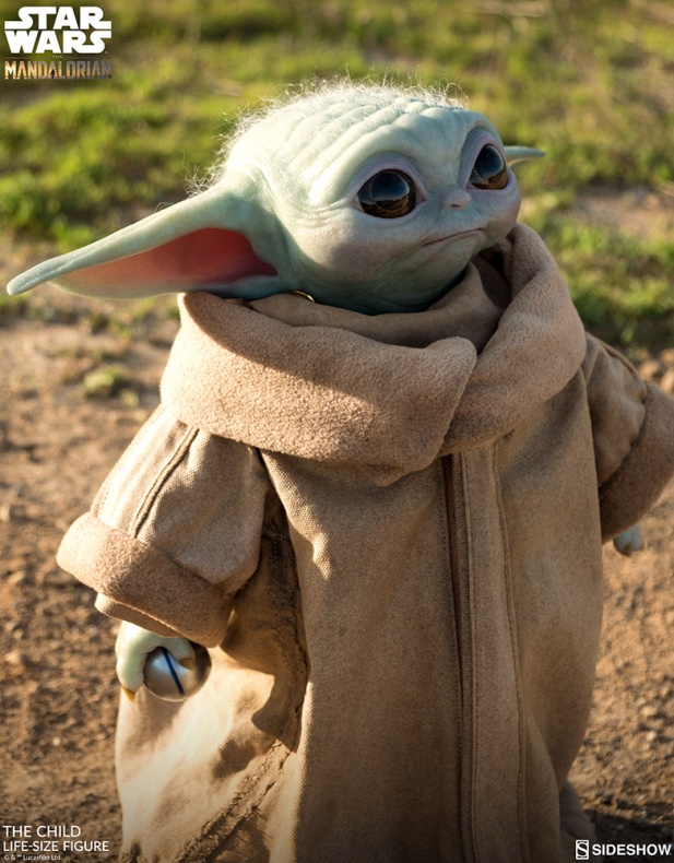 Sideshow Collectibles anuncia un Baby Yoda a tamaño real y su web se colapsa