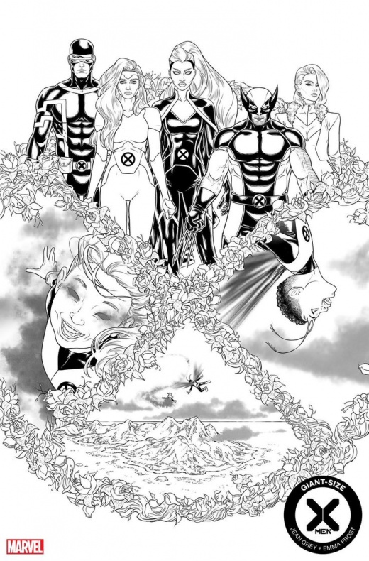 Emma Frost y Jean Grey se encuentran cara a cara en el avance de Giant-Size X-Men 3 Giant-Size X-Men: Jean Grey + Emma Frost, Jonathan Hickman, Marvel Comics, Russell Dauterman