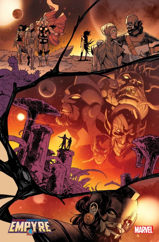 Avengers, Cuatro Fantásticos, Empyre, Fantastic Four, Marvel Comics, Vengadores