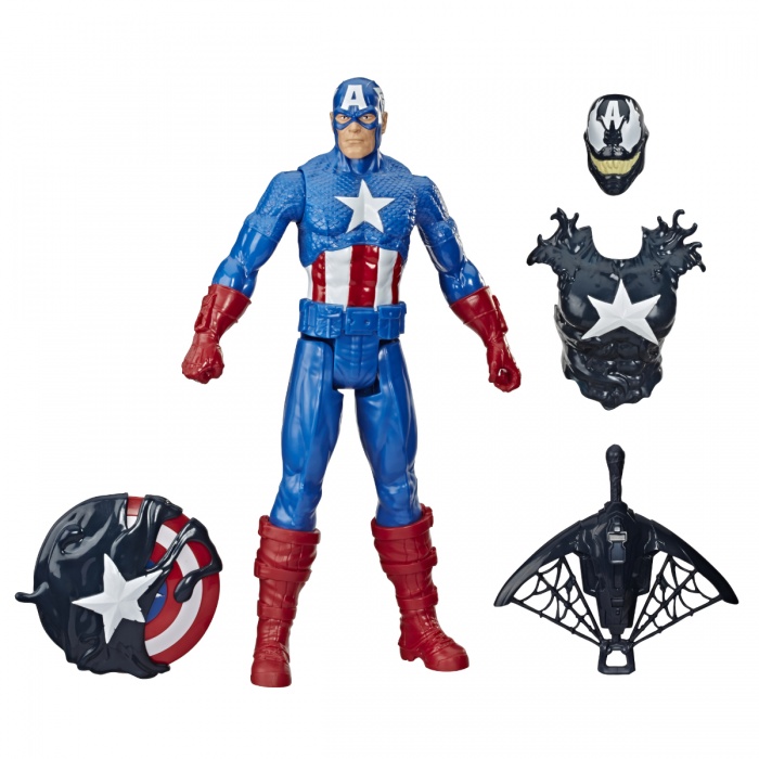 Hasbro muestra su nueva línea de figuras llamada Maximum Venom 3 Capitán América, Hasbro, Hulk, Iron Man, Miles Morales, Spider-Gwen, Spider-man, Venom