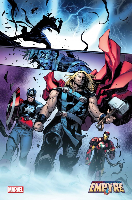 Avengers, Cuatro Fantásticos, Empyre, Fantastic Four, Marvel Comics, Vengadores