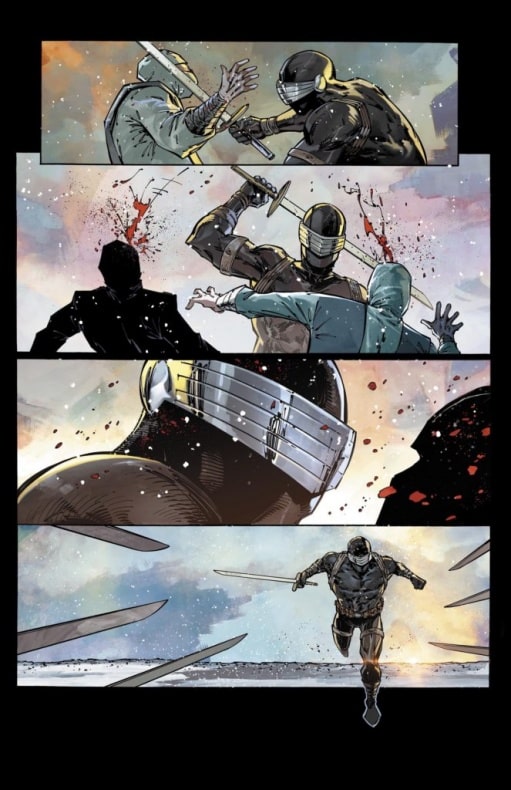 Liefeld muestra un avance de su nueva serie llamada Snake Eyes: Deadgame
