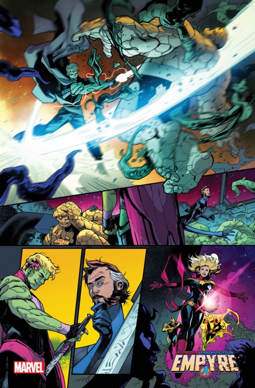 Avengers, Cuatro Fantásticos, Empyre, Fantastic Four, Marvel Comics, Vengadores