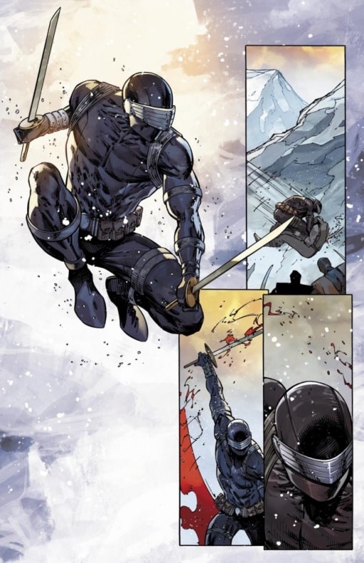 Liefeld muestra un avance de su nueva serie llamada Snake Eyes: Deadgame