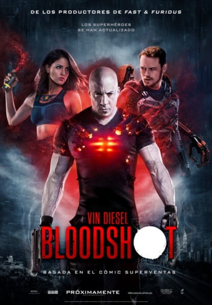 Bloodshot, David S. F. Wilson, Eiza González, Guy Pearce, Sam Heughan, Vin Diesel