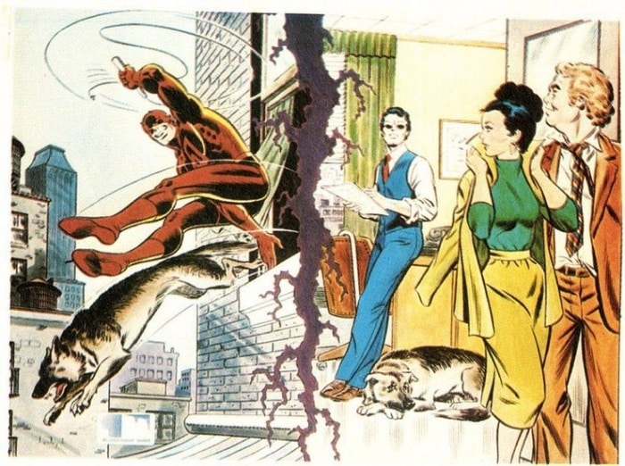 Daredevil podría haber tenido una serie animada en los 80 junto a un ayudante canino