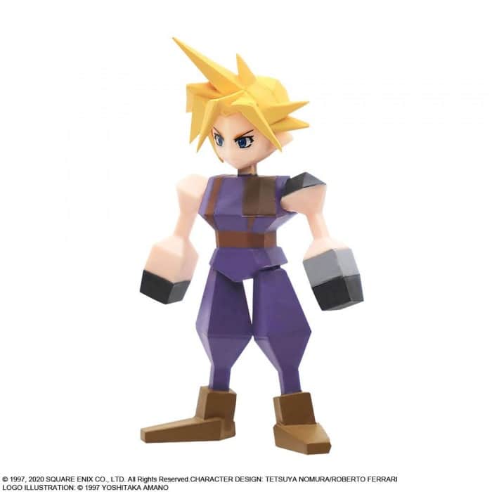 Square Enix trae de vuelta los modelos originales del Final Fantasy VII con estas nuevas figuras