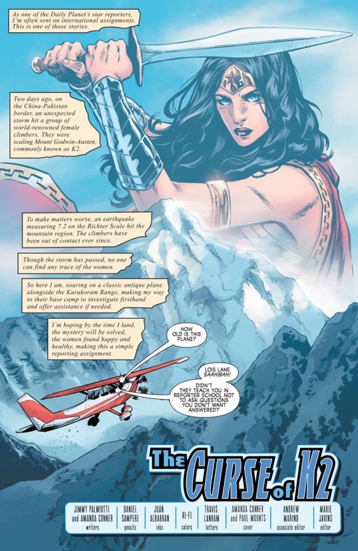Diana y Lois Lane trabajarán juntas en Wonder Woman: Agent of Peace