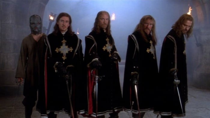 Alejandro Dumas, El hombre de la máscara de hierro, El vizconde de Bargelonne, Leonardo DiCaprio, Randall Wallace