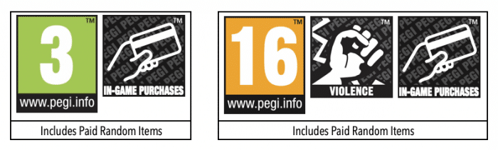 Pegi empezará a indicar si un juego tiene elementos aleatorios de pago