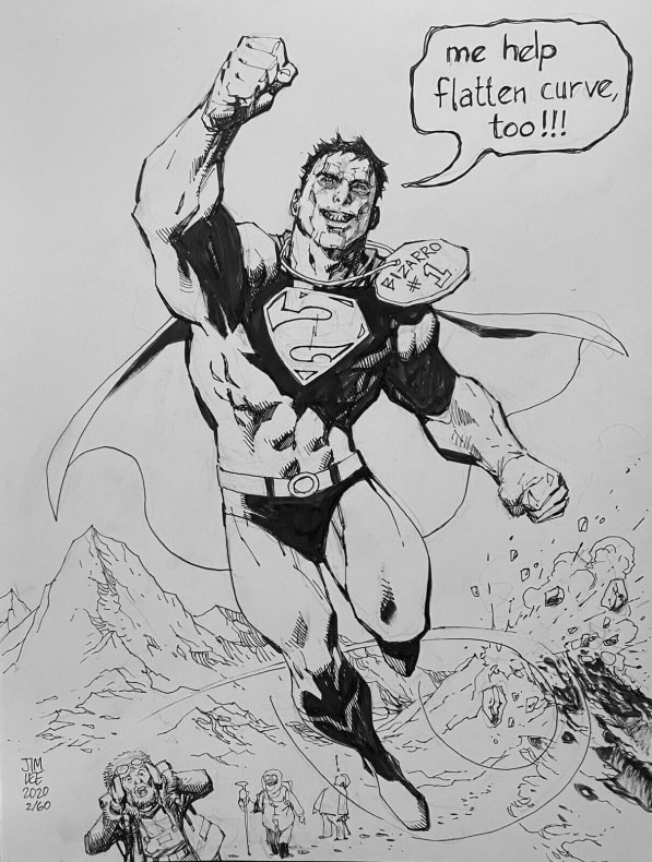 DC Comics dona 250,000 dólares y Jim Lee subasta originales para ayudar a las tiendas de cómics