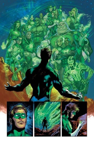 Charlotte McDuffie, Chris Cross, Darryl Banks, DC Comics, Geoff Johns, Green Lantern, Green Lantern 80th Anniversary, Ivan Reis, Rafa Sandoval, Robert Venditti, Ron Marz