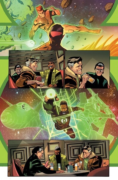 Charlotte McDuffie, Chris Cross, Darryl Banks, DC Comics, Geoff Johns, Green Lantern, Green Lantern 80th Anniversary, Ivan Reis, Rafa Sandoval, Robert Venditti, Ron Marz