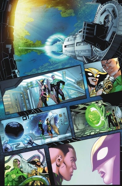 Charlotte McDuffie, Chris Cross, Darryl Banks, DC Comics, Geoff Johns, Green Lantern, Green Lantern 80th Anniversary, Ivan Reis, Rafa Sandoval, Robert Venditti, Ron Marz