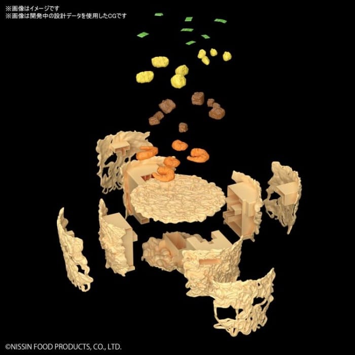 Así es la maqueta de ramen instantaneo que comercializará Bandai Spirits