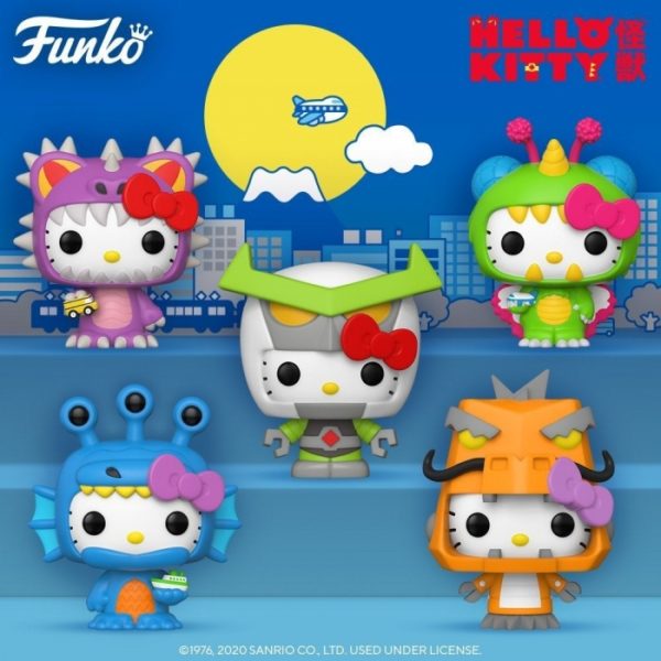 Hello Kitty se disfraza de kaiju con una nueva linea de Funko Pop! 2 Funko Pop!, Hello Kitty