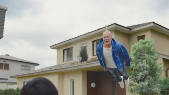 Bruce Willis, Doraemon, Nobita, Softbank