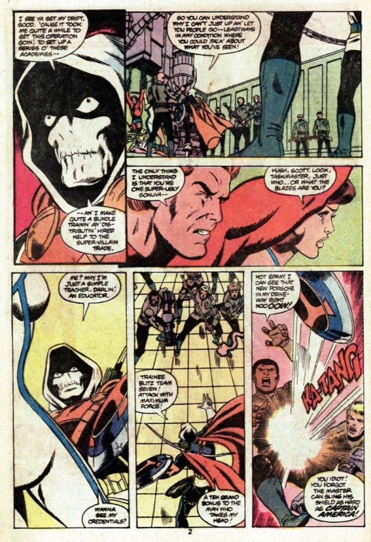 ¿Cúando fue la primera vez que se le vio la cara a Taskmaster?