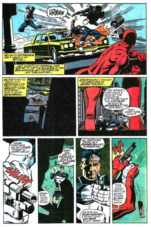 ¿Cúando fue la primera vez que se le vio la cara a Taskmaster?