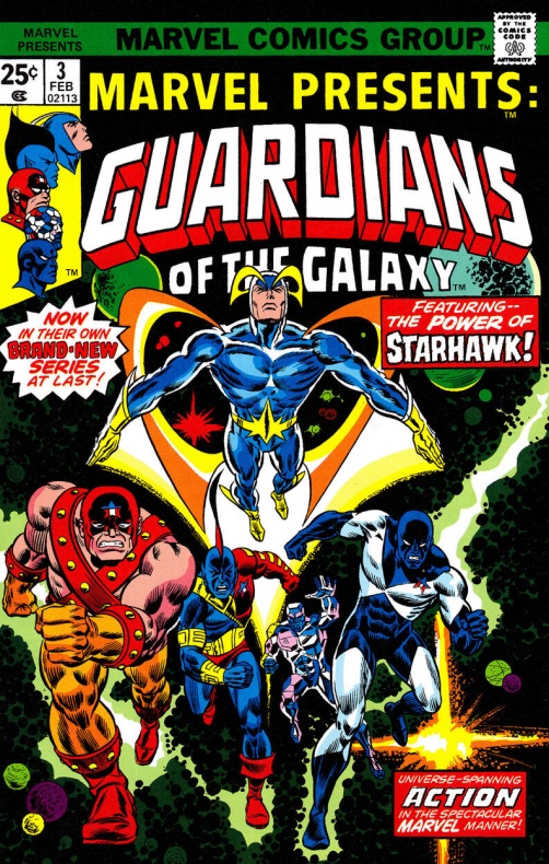1976, Blade, Castigador, Guardianes de la Galaxia, Hijos del Tigre, Luke Cage, Marvel, Puño de Hierro, Skull, Star-Lord, Vértice