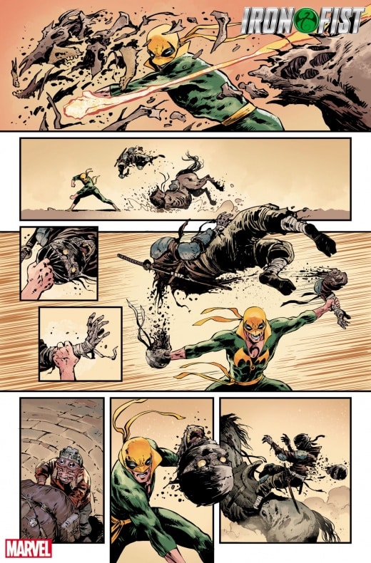 Iron Fist, Larry Hama, Marvel Comics, Puño de Hierro