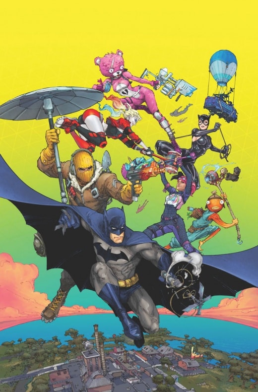 Batman, DC Comics, Fortnite, Harley Quinn