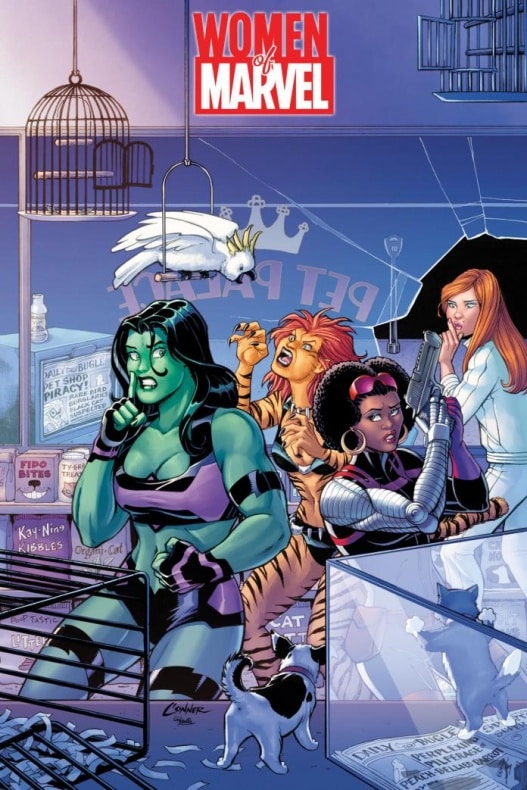 Marvel muestra nuevas portadas alternativas para Women of Marvel
