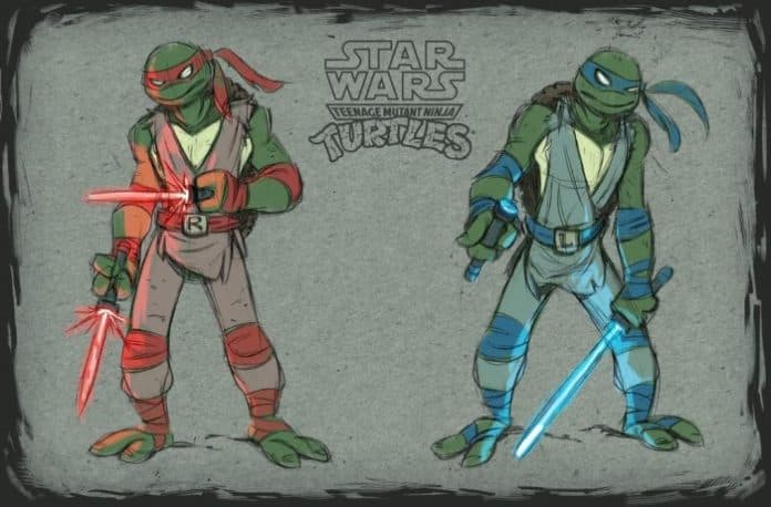 star wars tortugas ninja